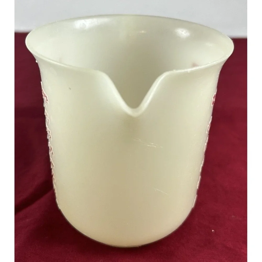 Vtg Tupperware 2 Cup 16 Oz Measuring Cup Pitcher 134 Raised Red Lettering *READ*